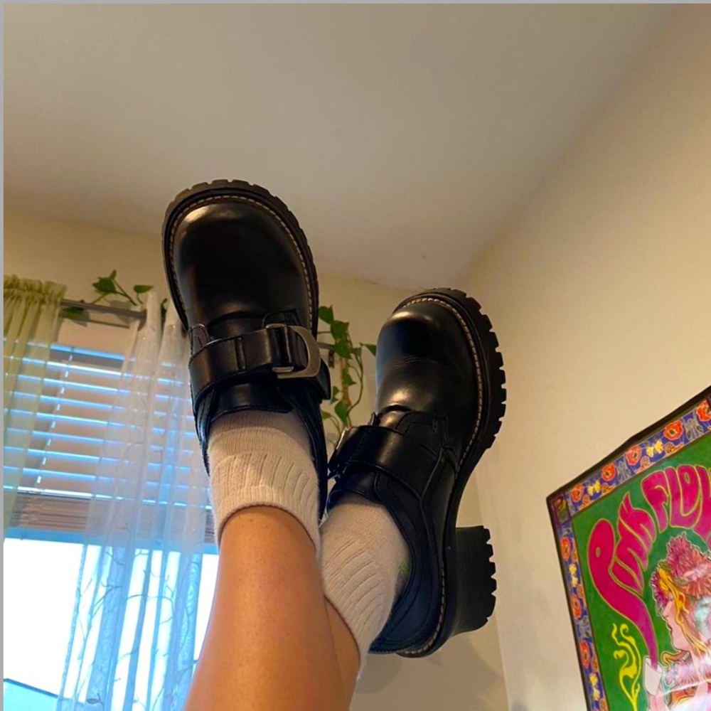 Vintage Lower Eastside Chunky Platform Loafers